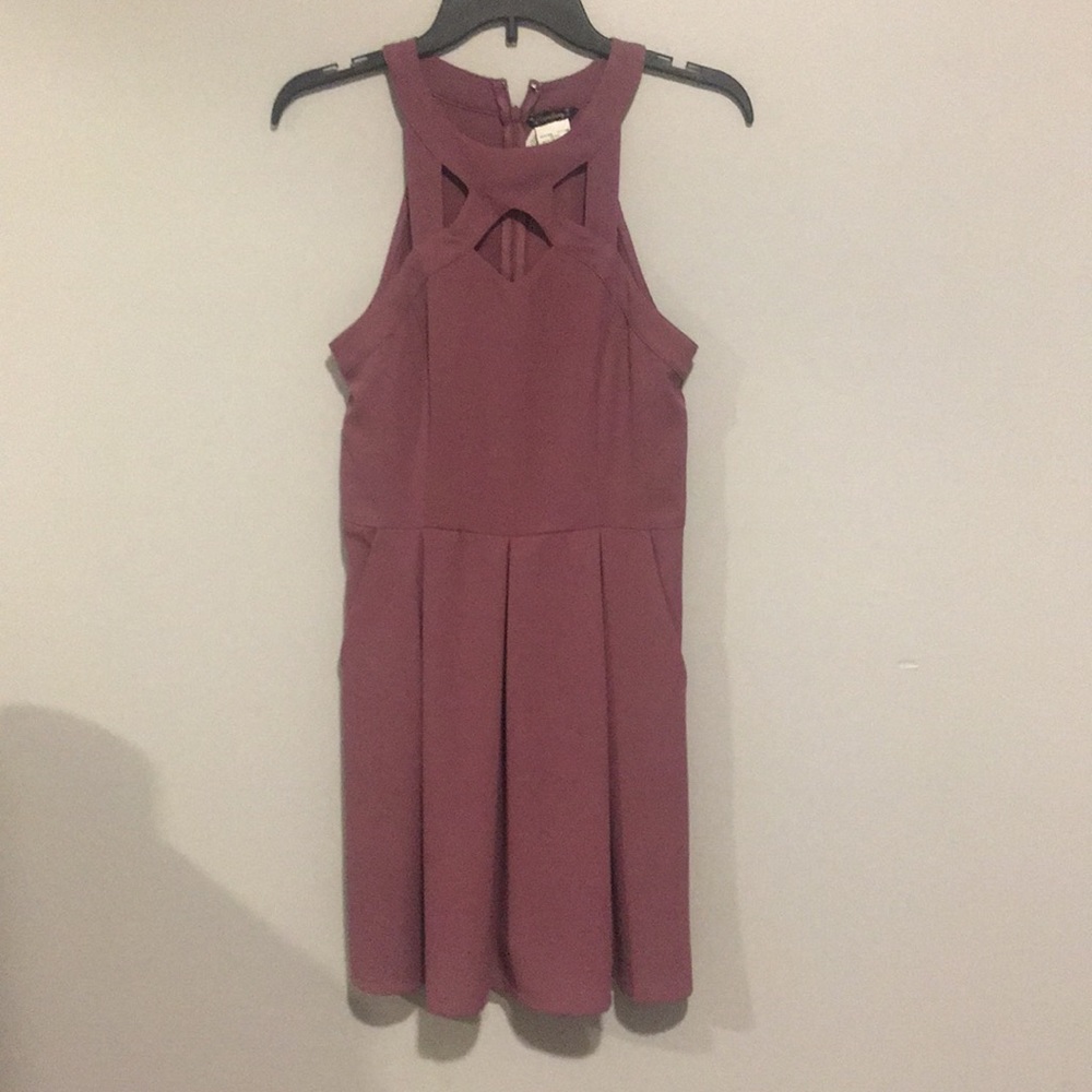 Plum extrodinary formal dress